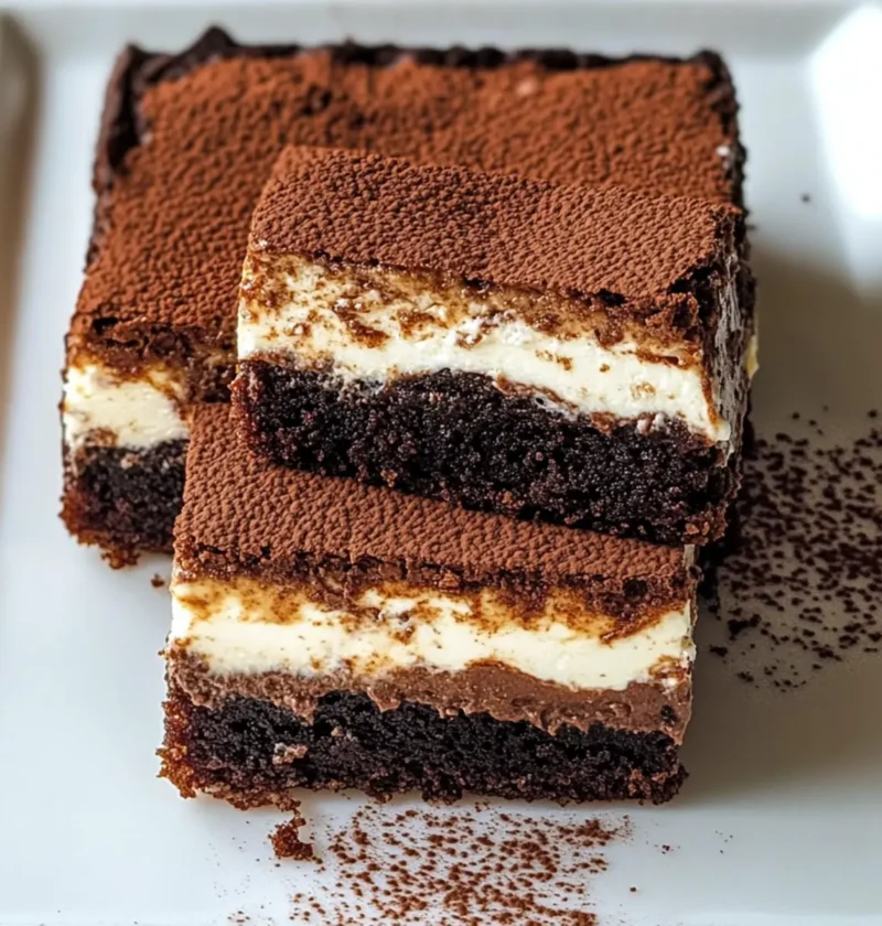 Fudgy Tiramisu Brownies für große Gaumenfreuden 1 Fudgy Tiramisu Brownies