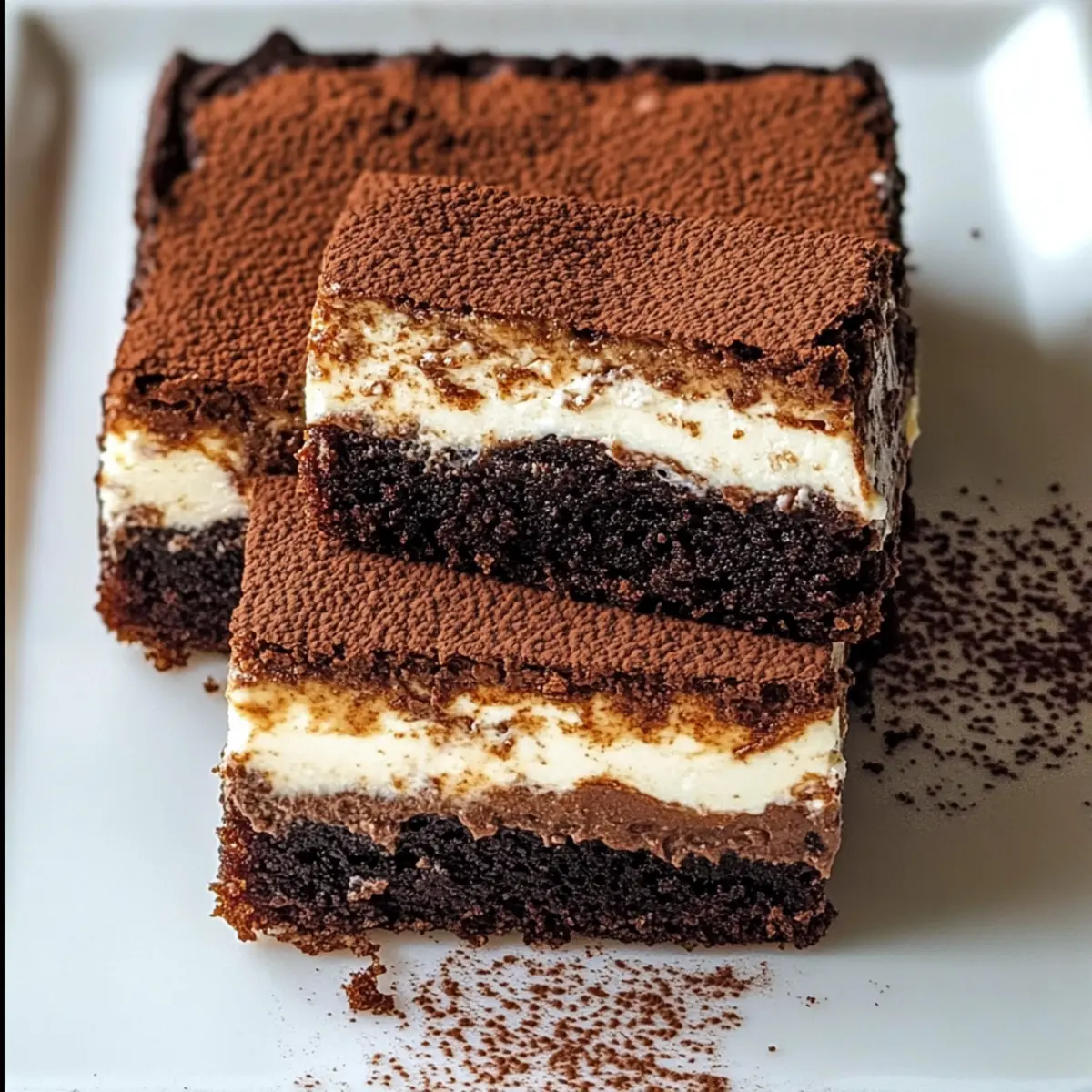 Fudgy Tiramisu Brownies für große Gaumenfreuden 5 Fudgy Tiramisu Brownies