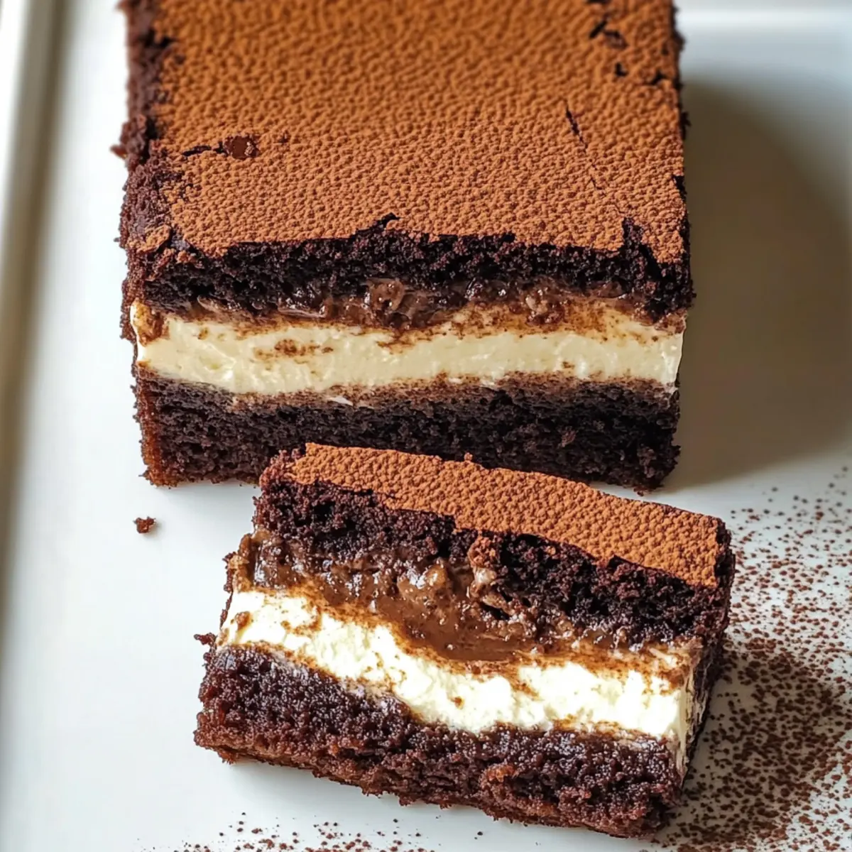 Fudgy Tiramisu Brownies für große Gaumenfreuden 4 Fudgy Tiramisu Brownies vs9i1d