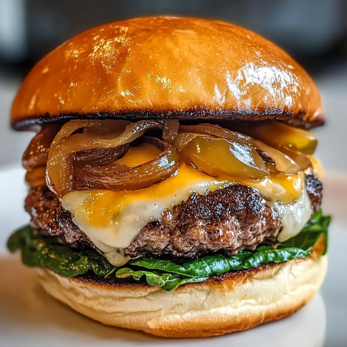 Garlicky Onion Smash Burger Recipe u3feaj