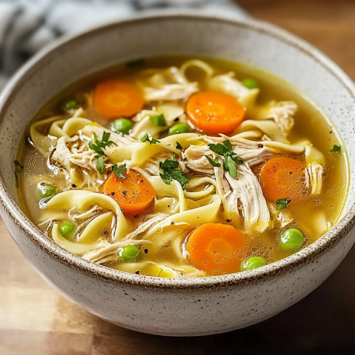Ginger Garlic Chicken Noodle Soup Comfort in Every Spoonful ddzr28