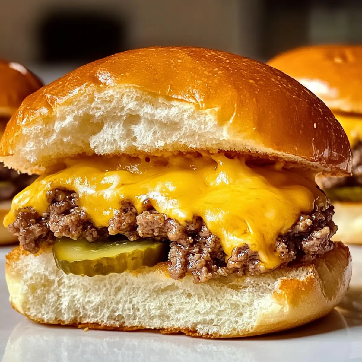 Hawaiian Roll Cheeseburger Sliders Recipe j51v8k