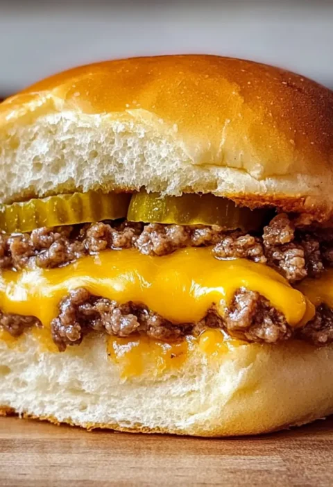 Hawaiian Roll Cheeseburger Sliders Rezept Zutaten: - 12 süße Brötchen - 500 g Rinderhackfleisch - 1 Tasse Käse (z.B. Cheddar), gerieben - 1/2 Tasse Zwiebeln, gewürfelt - 1/4 Tasse Ketchup - 1/4 Tasse Senf - Salz und Pfeffer nach Geschmack - Butter, geschmolzen - 12 Scheiben Gurken - 12 Scheiben Tomaten - Salatblätter Anleitung: 1. Den Ofen auf 180 °C vorheizen. 2. Die Brötchen horizontal aufschneiden, sodass sie in zwei Hälften geteilt sind. 3. Das Rinderhackfleisch in einer Pfanne braten, bis es durchgegart ist. Zwiebeln hinzufügen und weiterbraten, bis sie weich sind. Mit Salz und Pfeffer würzen. 4. Ketchup und Senf zum Fleisch geben und gut vermischen. 5. Die untere Hälfte der Brötchen auf ein Backblech legen. Mit der Fleischmischung belegen und mit Käse bestreuen. 6. Die obere Hälfte der Brötchen darauflegen und mit geschmolzener Butter bestreichen. 7. Im Ofen 10-12 Minuten backen, bis die Brötchen goldbraun sind und der Käse geschmolzen ist. 8. Mit Gurken, Tomaten und Salat servieren.