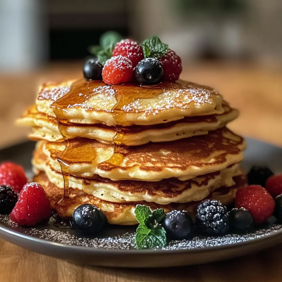 Hausgemachte Pfannkuchenmischung Rezept für fluffige Pfannkuchen 4