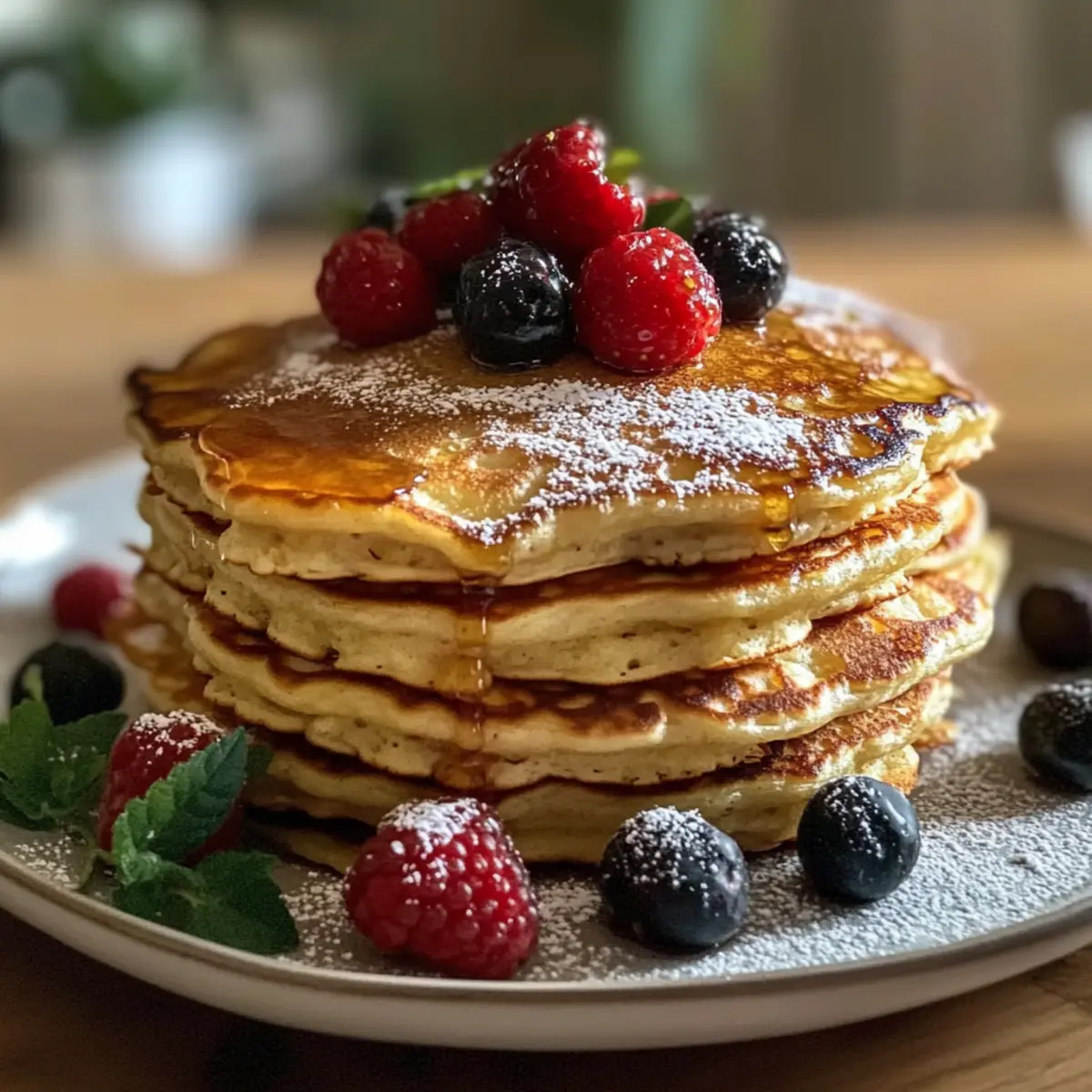 Hausgemachte Pfannkuchenmischung Rezept für fluffige Pfannkuchen 2