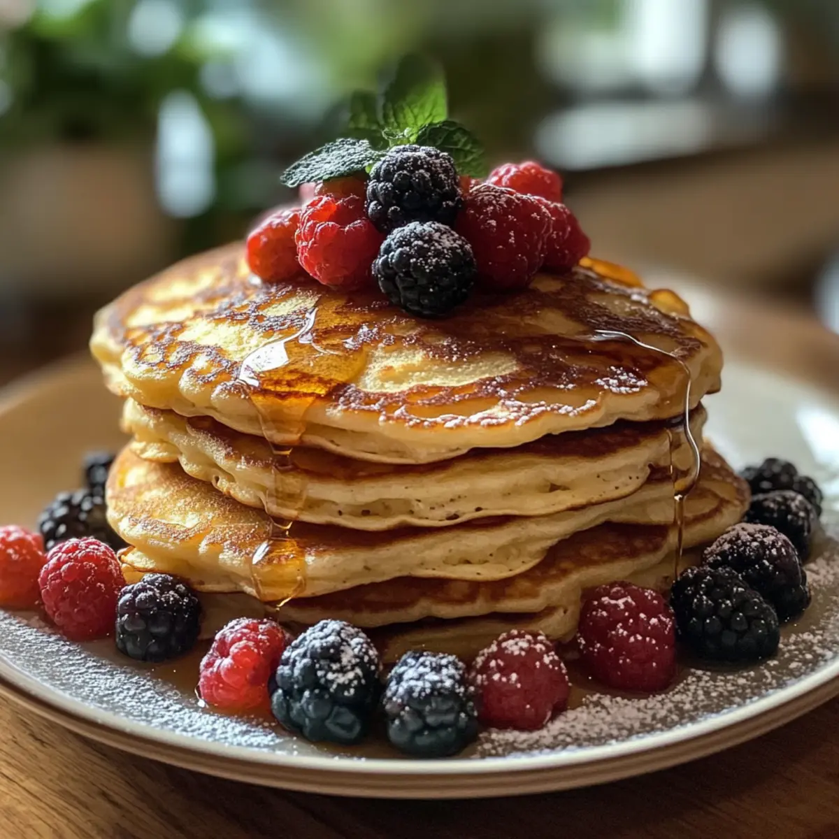 Hausgemachte Pfannkuchenmischung Rezept für fluffige Pfannkuchen 3