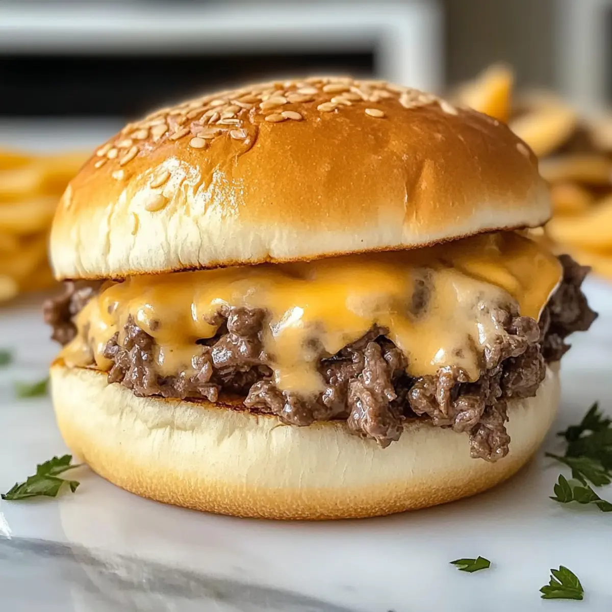 Instant Pot Beef and Cheddar Sandwiches with Spicy Cheese Sauce Recipe fflwjp