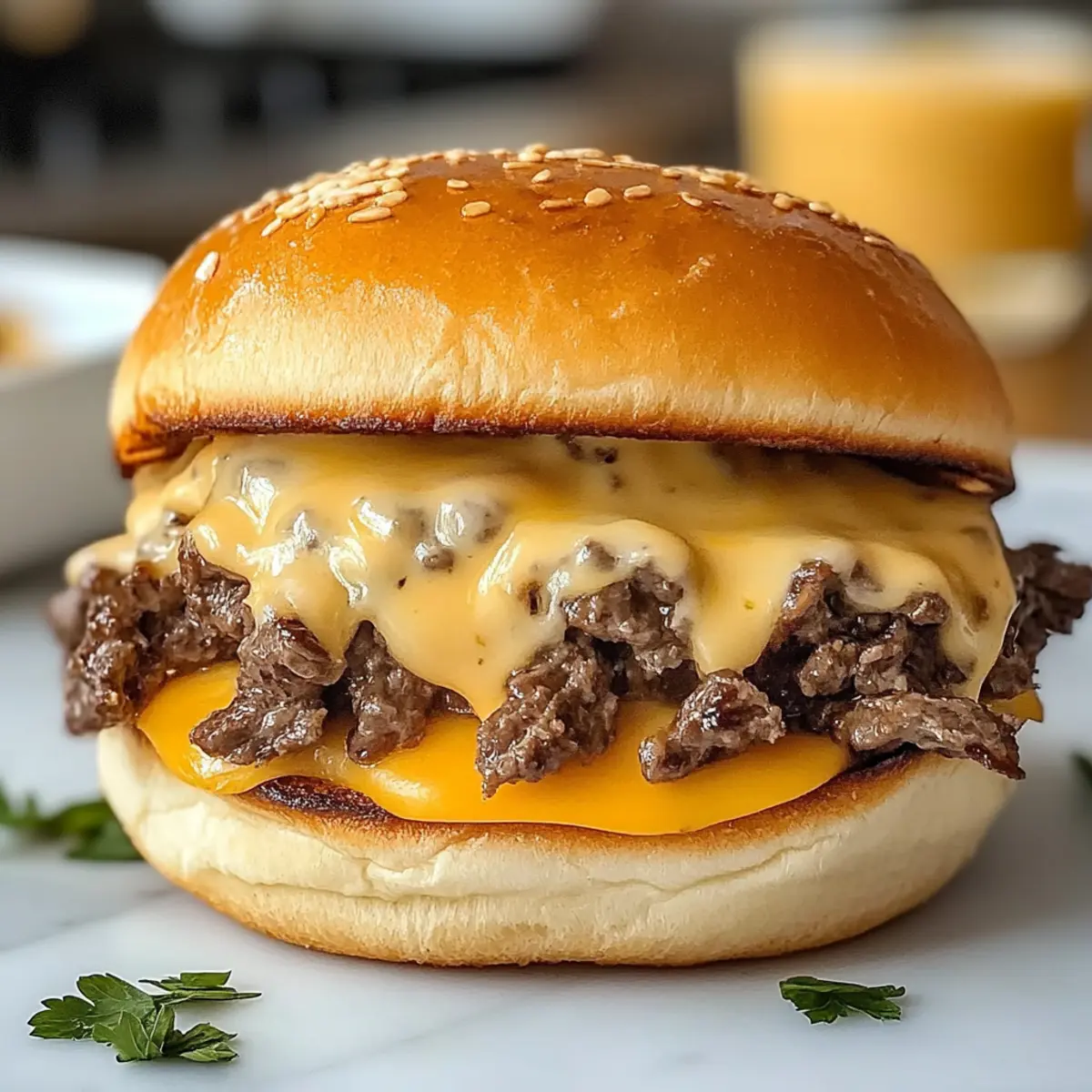 Instant Pot Beef and Cheddar Sandwiches with Spicy Cheese Sauce Recipe ygmauh