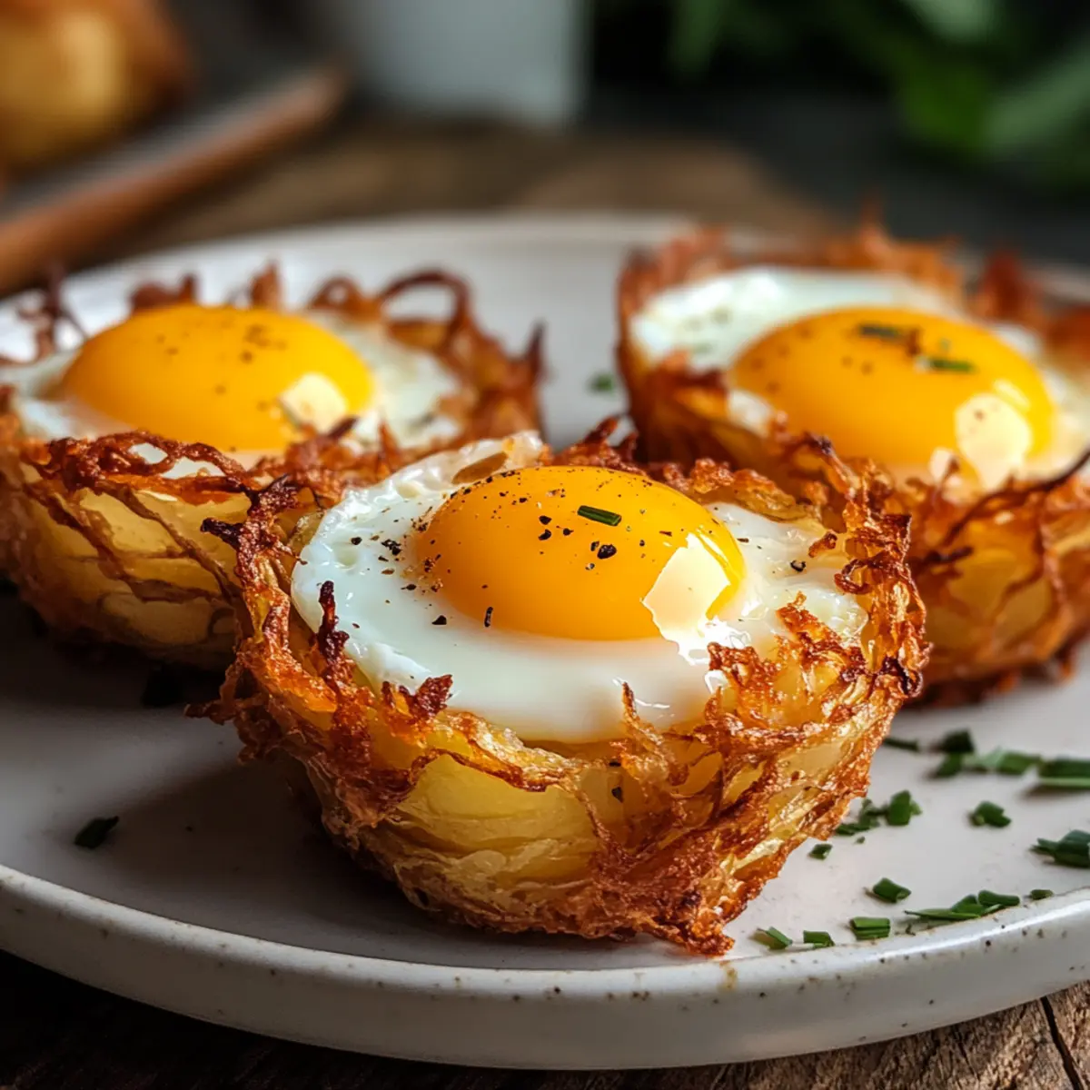 Kartoffel-Nester mit Ei im Airfryer für dein Brunch 4 Kartoffel Nester mit Ei im Airfryer sknddu