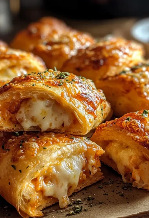 Knusprige Airfryer Pizzarollen (schnell & einfach)