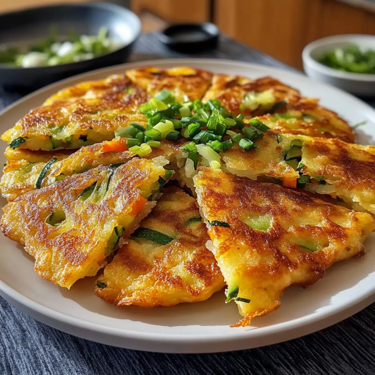 Koreanische Pfannkuchen (Pajeon) Rezept einfach gemacht 3