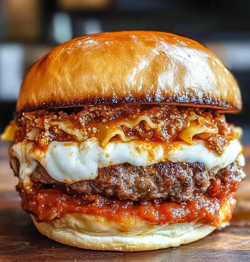 Lasagne Burger – Der perfekte Fusion Genuss 1 Lasagne Burger