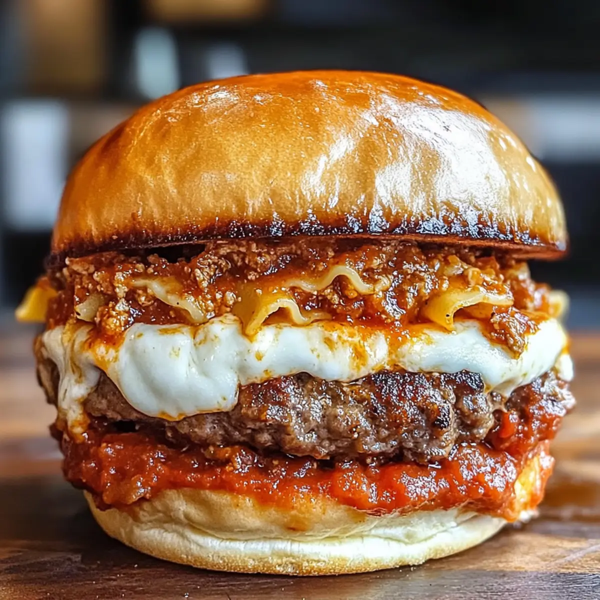 Lasagne Burger – Der perfekte Fusion Genuss 5 Lasagne Burger