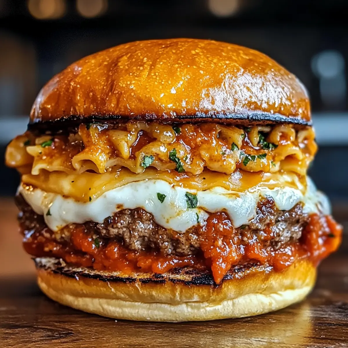 Lasagne Burger – Der perfekte Fusion Genuss 4