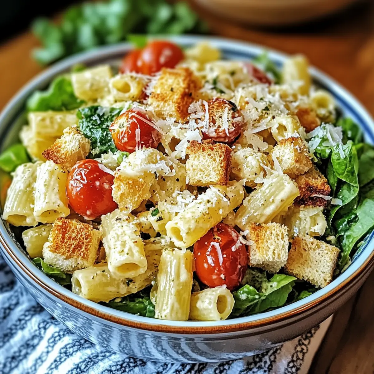 Delicious Caesar pasta salad for any occasion