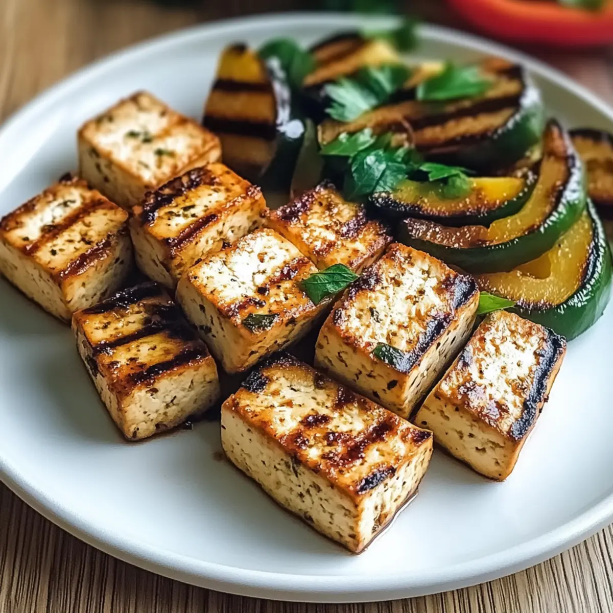 Leckeres gegrilltes Tofu in nur 10 Minuten zubereiten