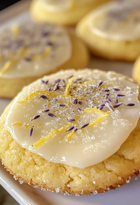 Zitronen-Lavendel-Kekse