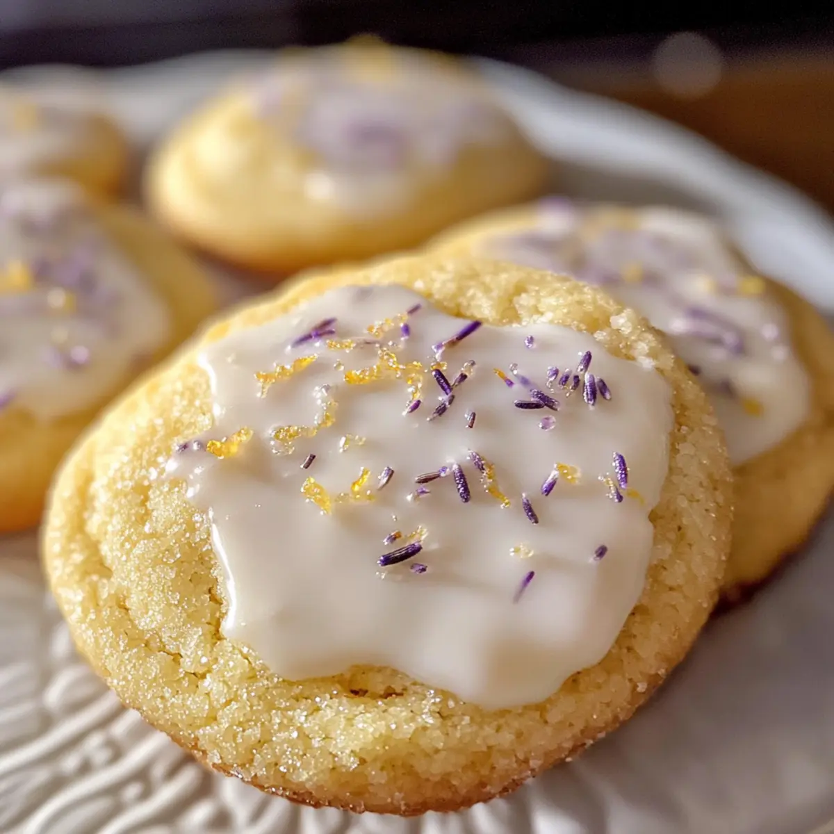 Zitronen-Lavendel-Kekse für frischen Genuss 3 Lemon Lavender Cookies sc8g3k