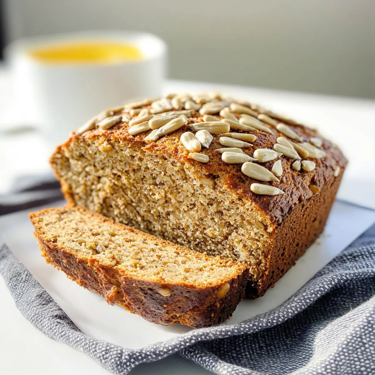 Low Carb Brot mit Sonnenblumenkernen Gesundes Rezept mit Quark v7y2it