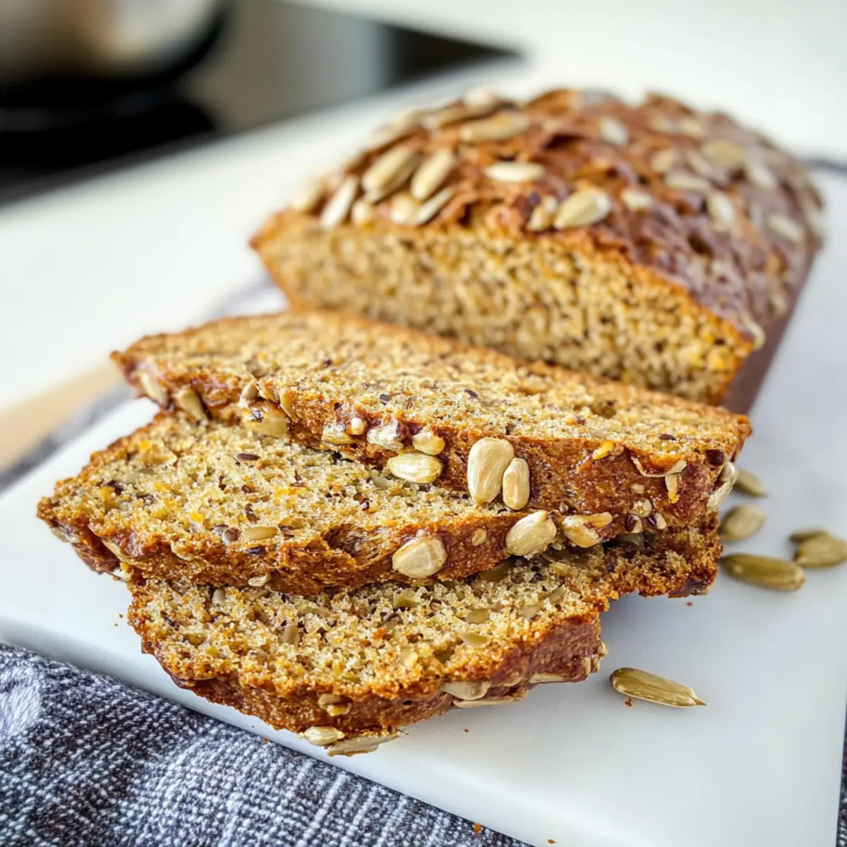 Low Carb Brot mit Sonnenblumenkernen Gesundes Rezept mit Quark y12efk