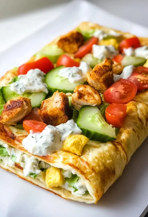 Low Carb Gyros Rolle – Gesundes Mittag- oder Abendessen ohne Kohlenhydrate