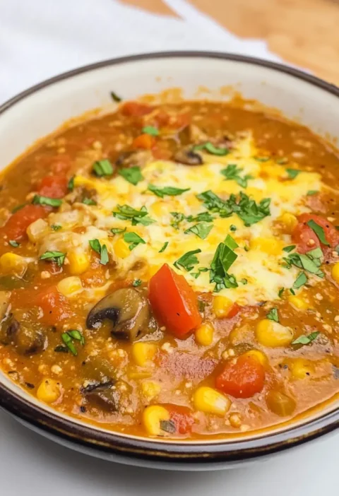 Low Carb Pizzasuppe selber machen – Vegetarisch oder mit Hackfleisch