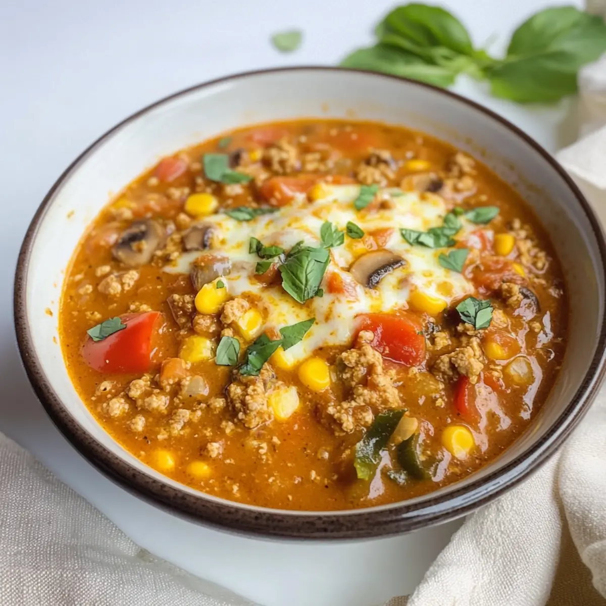 Low Carb Pizzasuppe selber machen – einfach & lecker 3 Low Carb Pizzasuppe selber machen Vegetarisch oder mit Hackfleisch jjrj4t