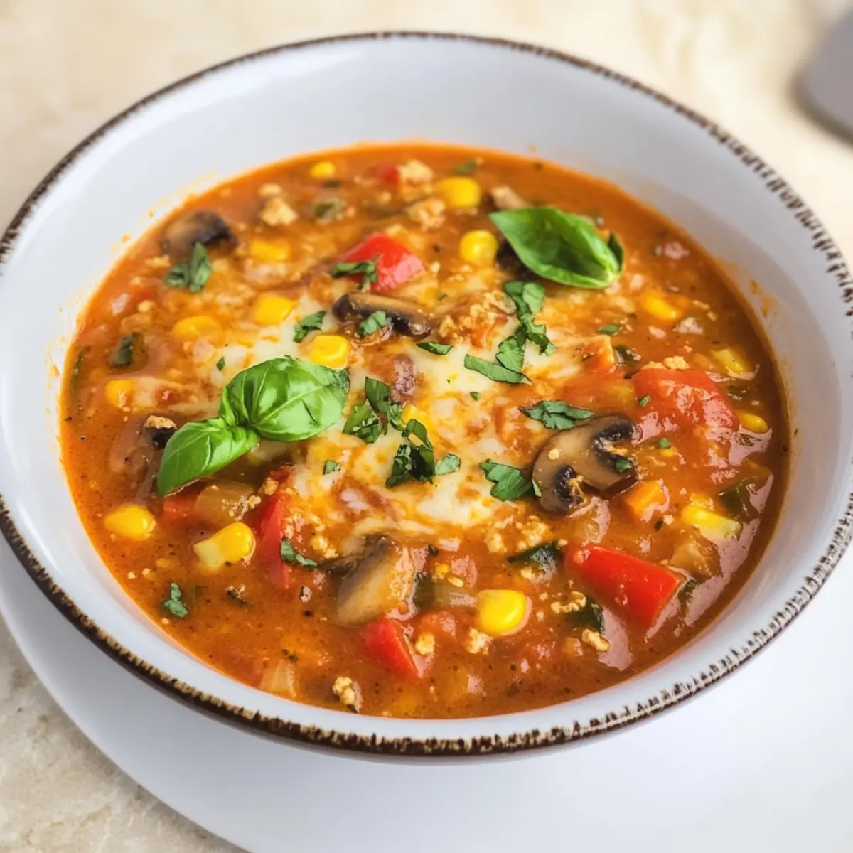 Low Carb Pizzasuppe selber machen – einfach & lecker 2