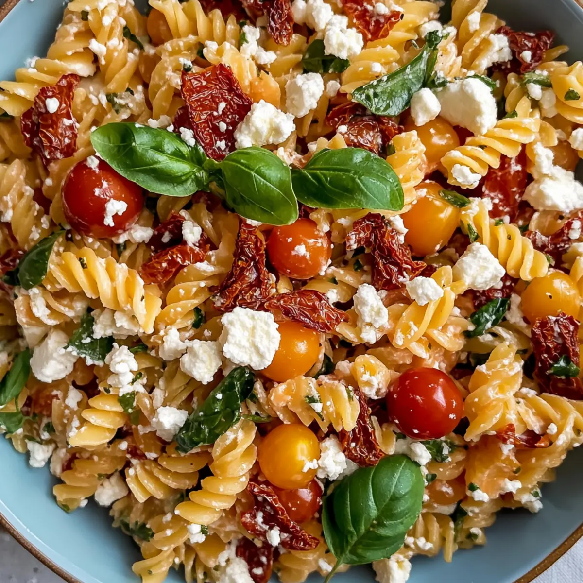 Méditerranéen Nudelsalat mit Tomatendressing für den Sommer 4 Mediterraner Nudelsalat mit Tomatendressing fA¼r den Sommer kr5wlc