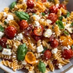 Erfrischender Limetten Crunch Nudelsalat für den Sommer