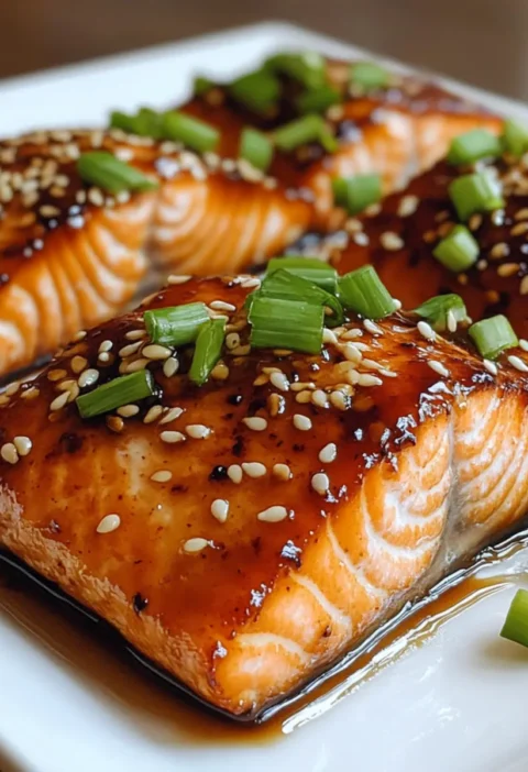 Miso-Glasiertes Geröstetes Lachsrezept Zutaten: - 4 Lachsfilets - 3 Esslöffel Miso-Paste - 2 Esslöffel Honig - 1 Esslöffel Sojasauce - 1 Teelöffel Sesamöl - 1 Teelöffel Ingwer (gerieben) - Frühlingszwiebeln (zum Garnieren) - Sesamsamen (zum Garnieren) Anleitung: 1. Ofen auf 200 Grad Celsius vorheizen. 2. In einer Schüssel Miso-Paste, Honig, Sojasauce, Sesamöl und Ingwer gut vermischen. 3. Lachsfilets auf ein Backblech legen und mit der Miso-Mischung bestreichen. 4. Im vorgeheizten Ofen 12-15 Minuten rösten, bis der Lachs gar ist. 5. Vor dem Servieren mit Frühlingszwiebeln und Sesamsamen garnieren.