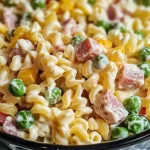 Einfacher Nudelsalat mit Hähnchen-Pesto für jeden Tag