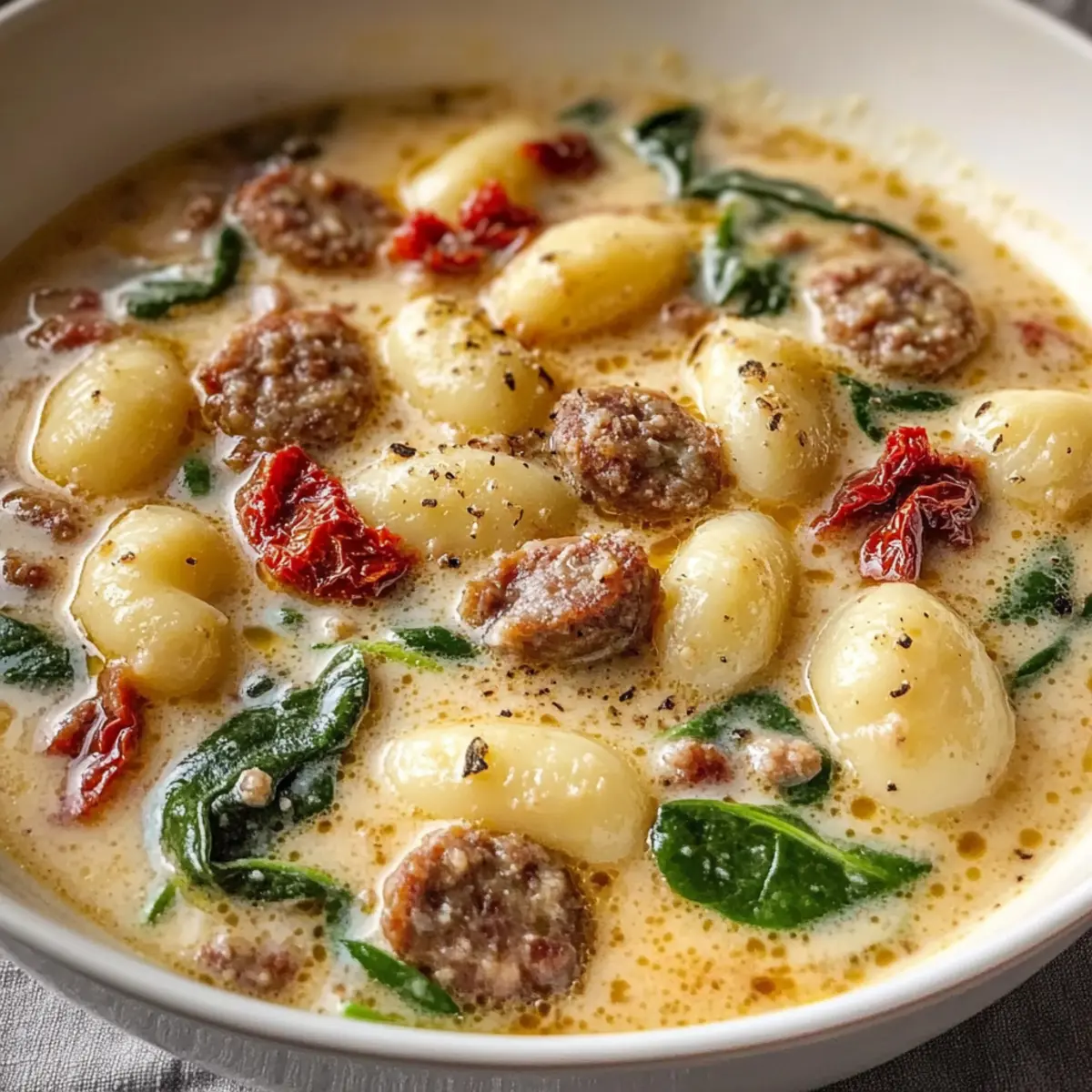 One Pot Tuscan Sausage Gnocchi Soup Creamy Cozy and Perfect for Any Night q3lk5l