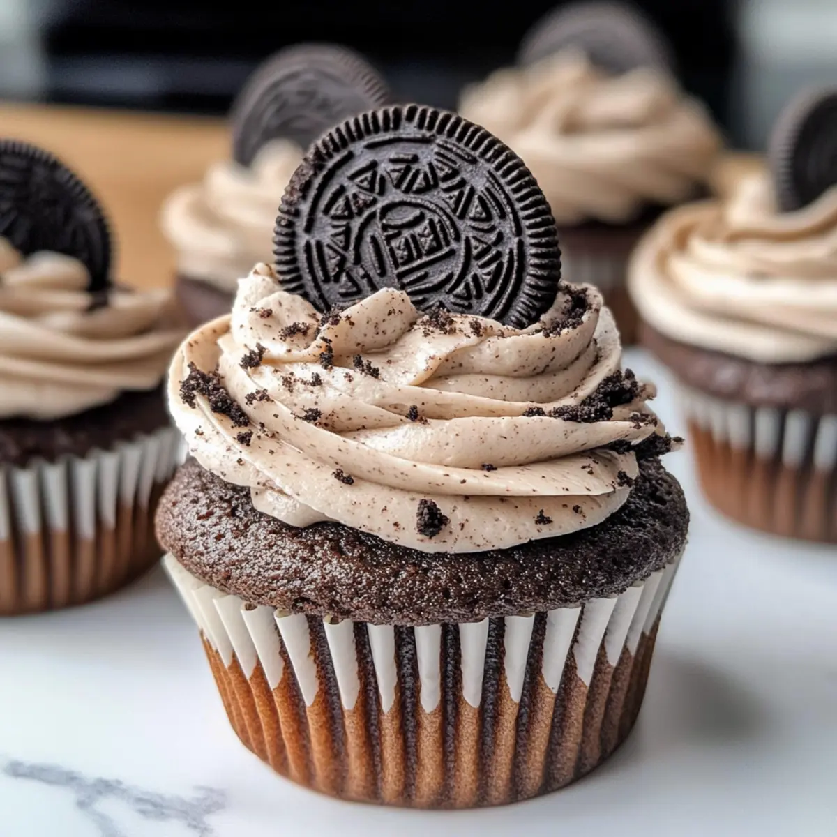 Oreo Cupcakes: Ein Traum aus Schokolade und Creme 5 Oreo Cupcakes