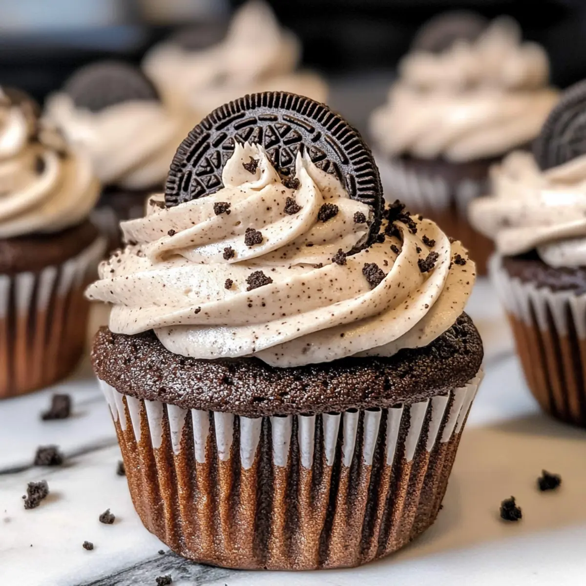 Oreo Cupcakes: Ein Traum aus Schokolade und Creme 3 Oreo Cupcakes w89jvs