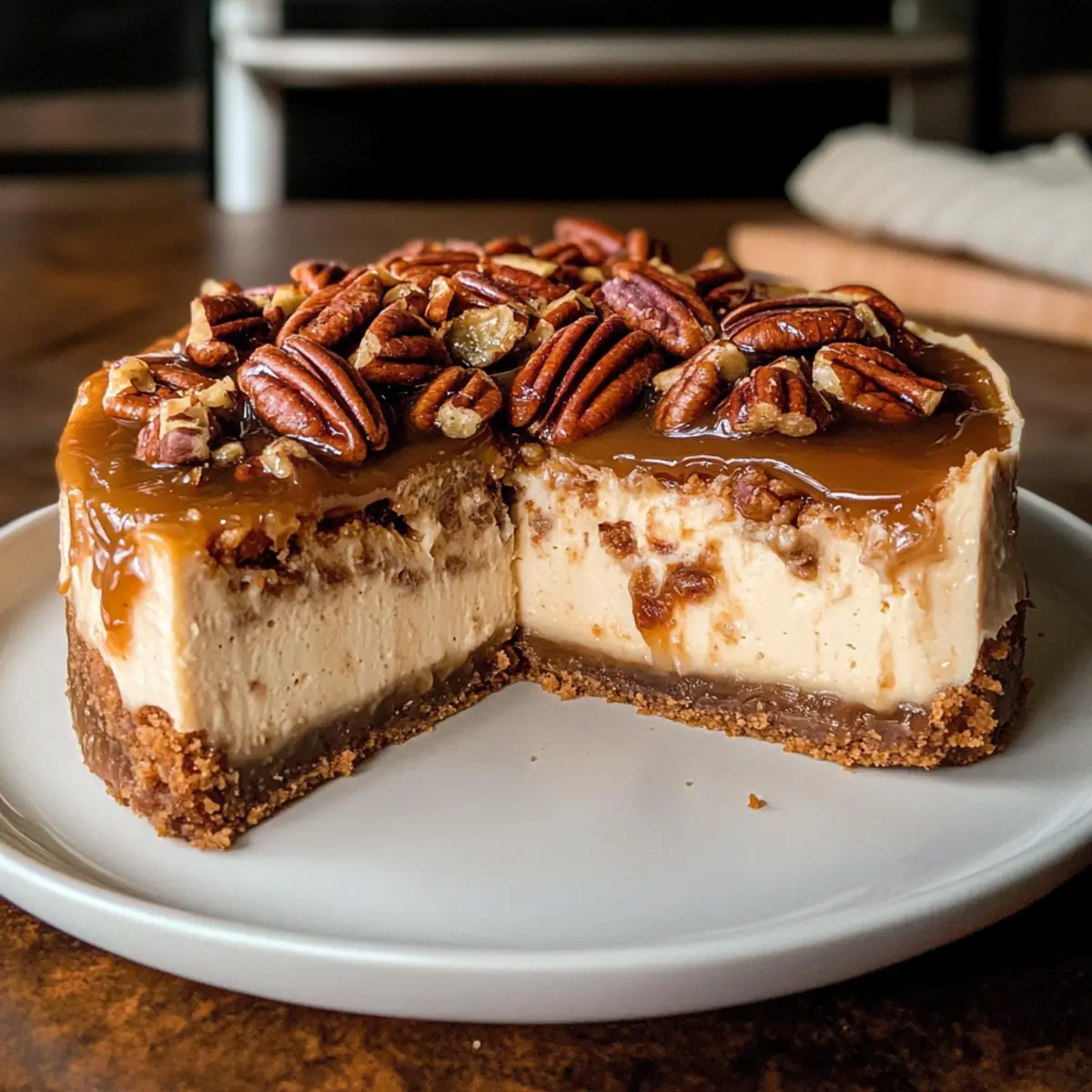 Pecan Pie Cheesecake c1v4ee