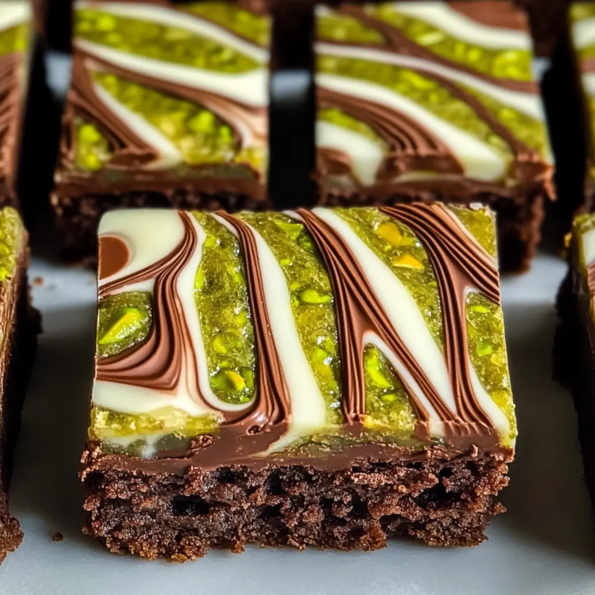 Pistachio Chocolate Brownie cswygi