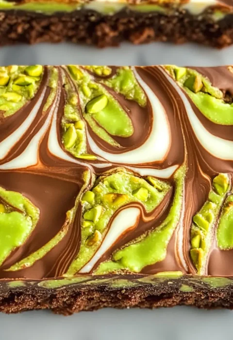 Pistazien-Schokoladenbrownie