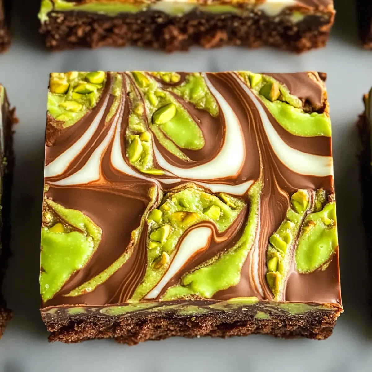 Pistazien-Schokoladenbrownie