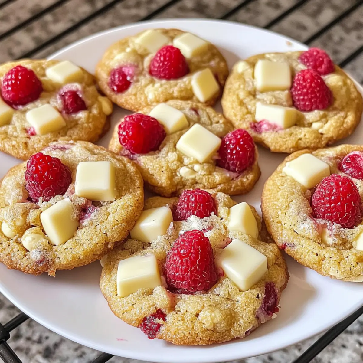 Himbeer weiße Schokoladenkekse für jeden Anlass 4 Raspberry White Chocolate Cookies orgdz6
