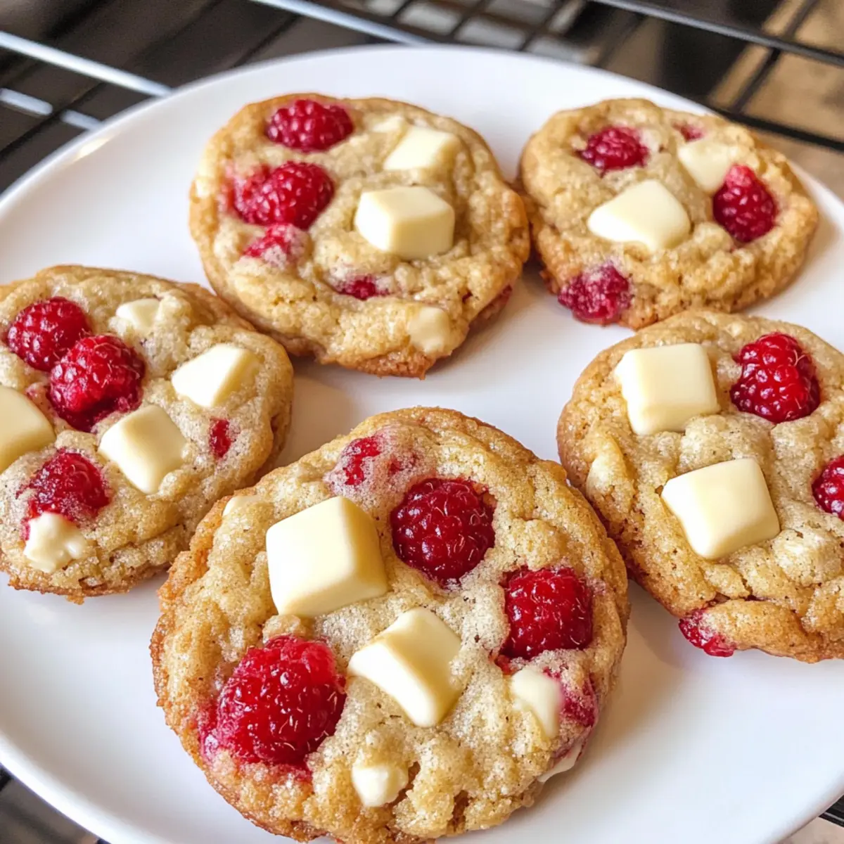 Himbeer weiße Schokoladenkekse für jeden Anlass 3 Raspberry White Chocolate Cookies wdjpa4
