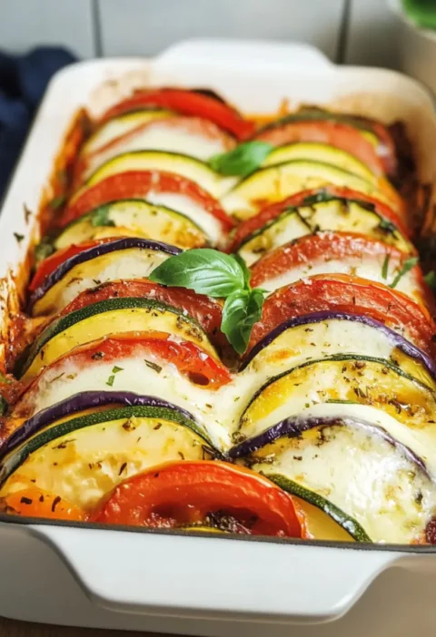 Ratatouille from the oven - healthy and delicious low carb recipe