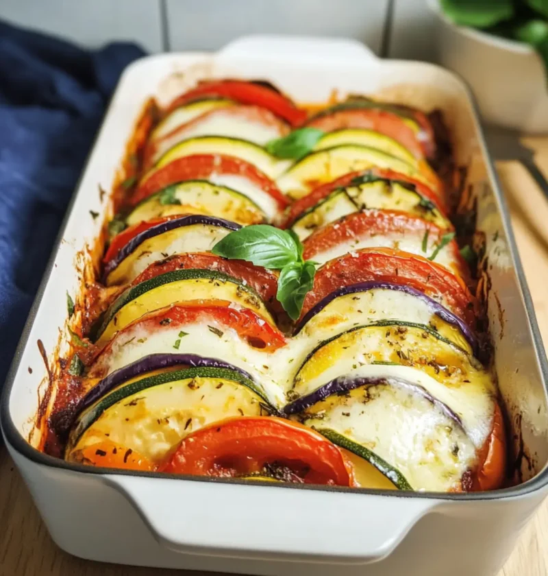 Ratatouille from the oven - healthy and delicious low carb recipe