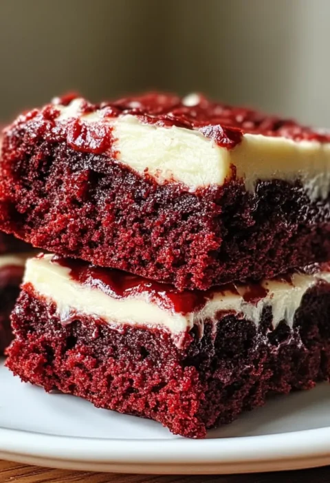 Rote Samt Brownies