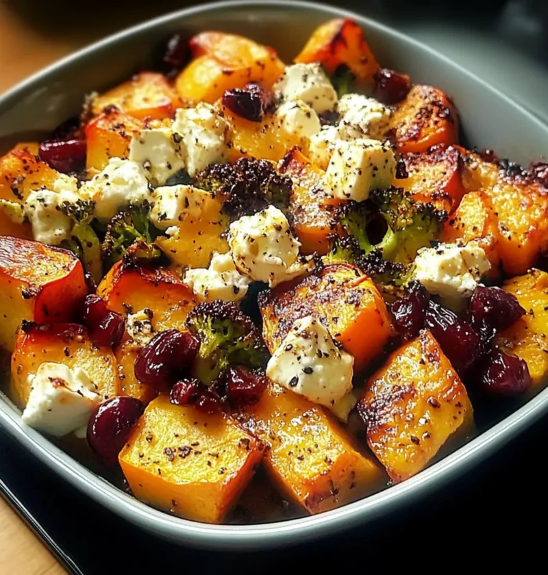 Rosenkohl und Brokkoli mit Cranberry