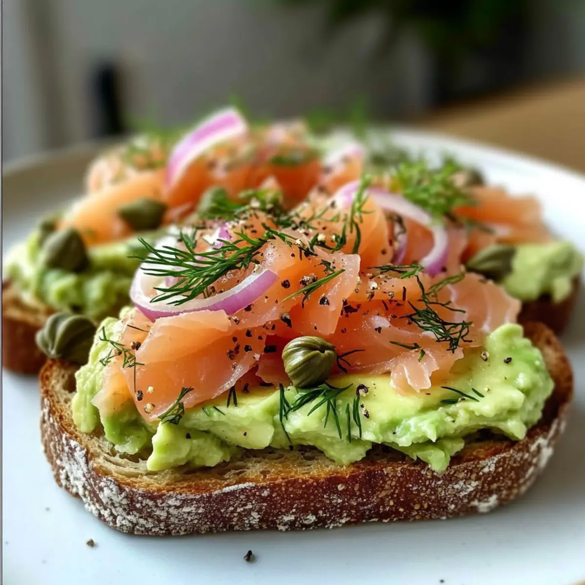 Räucherlachs Avocado Toast Rezept für Genießer 2 Smoked Salmon Avocado Toast Recipe tagzk2