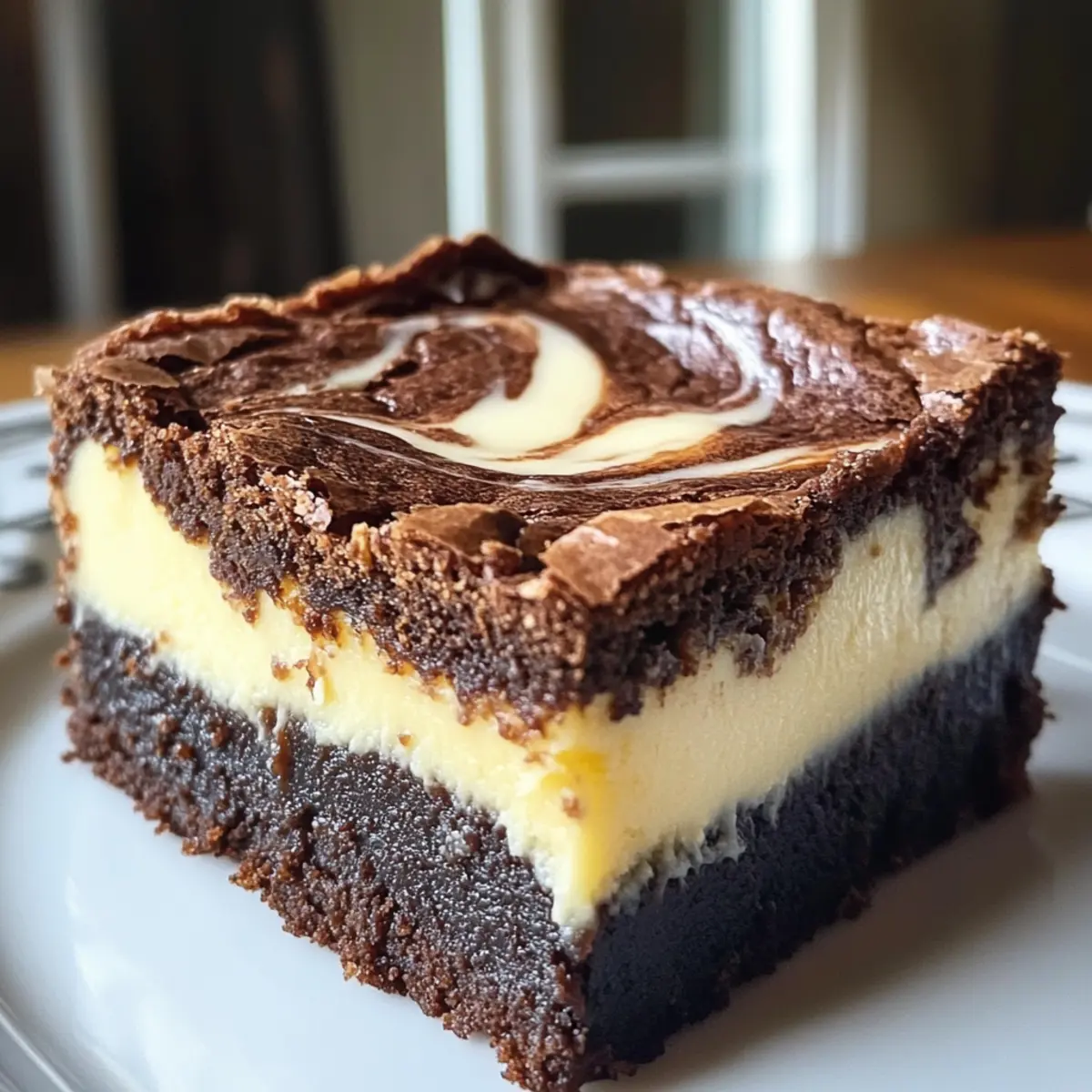 Sauerteig Käsekuchen Brownies Reich und Üppig Dessert 3 Sourdough Cheesecake Brownies Rich and Decadent Dessert ineowz