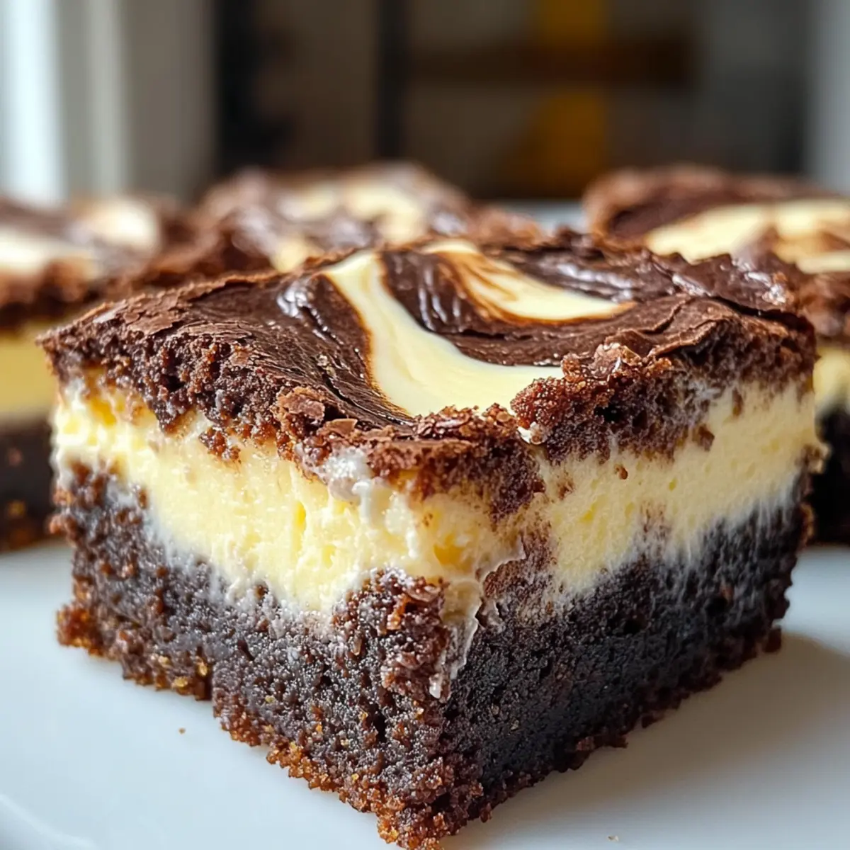 Sauerteig Käsekuchen Brownies Reich und Üppig Dessert 2 Sourdough Cheesecake Brownies Rich and Decadent Dessert l7dy5v