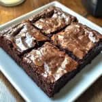 Rote Samt Brownies mit cremigem Frosting