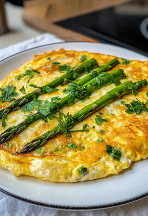 Spargel Omelett aus dem Ofen – Low Carb Rezept